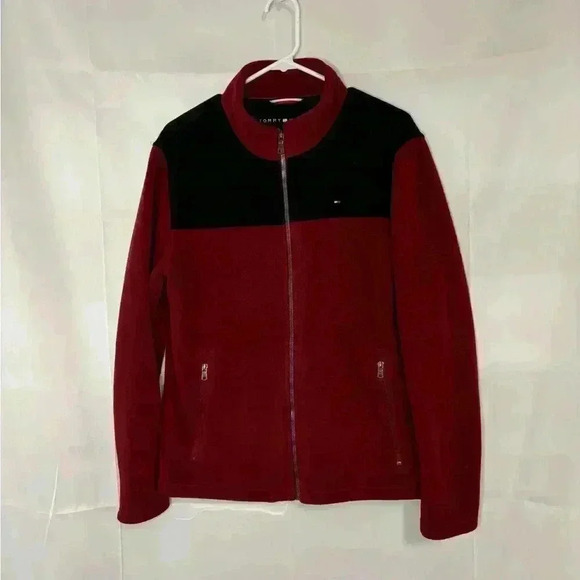 Mens size medium full zip Tommy Hilfiger fleece jacket, #I349 - Picture 1 of 5